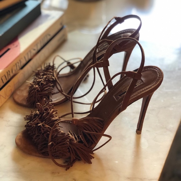 Aquazzura Wild Thing Heel/Sandal Size 38 - Picture 2 of 7